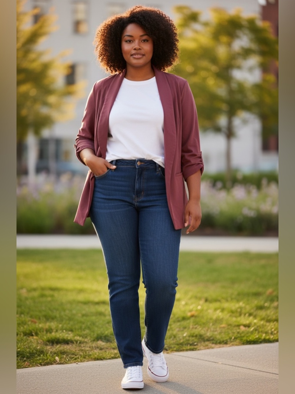 torrid burgundy blazer 3X.